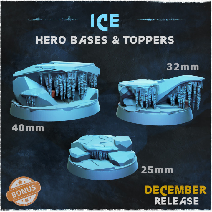 Ice - Hero Bases & Toppers