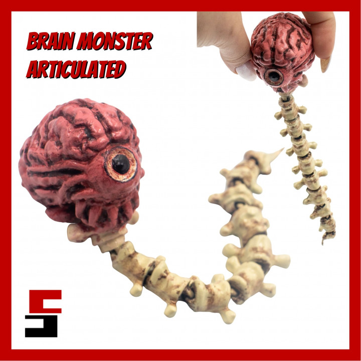 Articulated Brain Monster Flexi Spine image