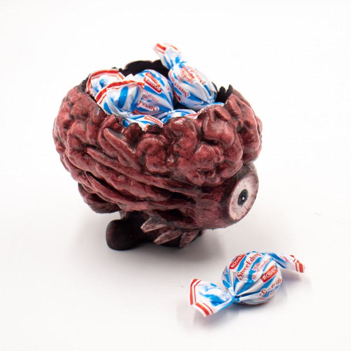 Brain Monster Pot Pen Holder Organiser Planter image