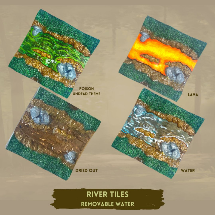 Interactive River Tile Sample - Treasure Island Kickstarter image