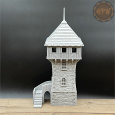 Picture of print of Defense Tower - Medieval Town