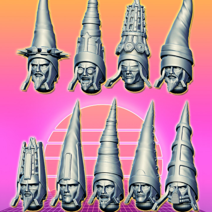 They are Crazy! Pointed Hood Cultists - 40 Heads Pack