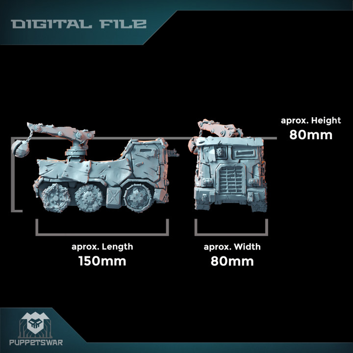 Orc War Truck [Bushi bits included] image