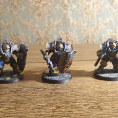 Picture of print of Minotaurs (guardians) – Space Dwarves of the "Federation of Tyr"