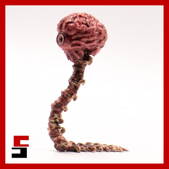 Brain Monster Miniature Figurine Static image