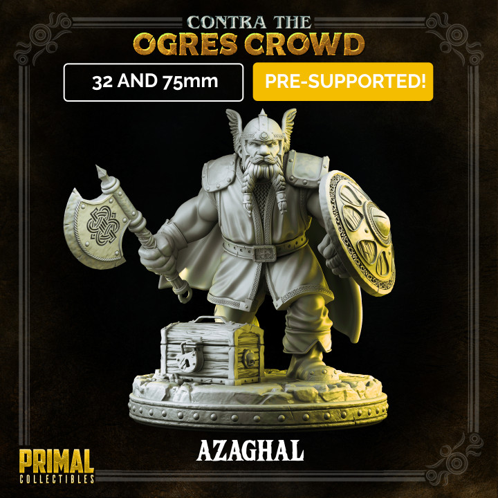 Dwarf - Azaghal - CONTRA THE OGRES CROWD - MASTERS OF DUNGEONS QUEST image