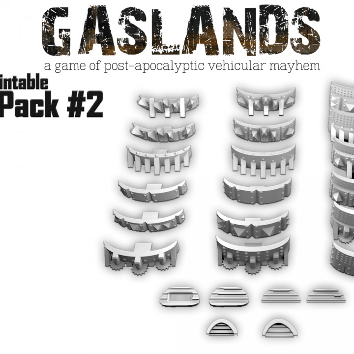 Gaslands Ram Pack #2 - 3D Printable