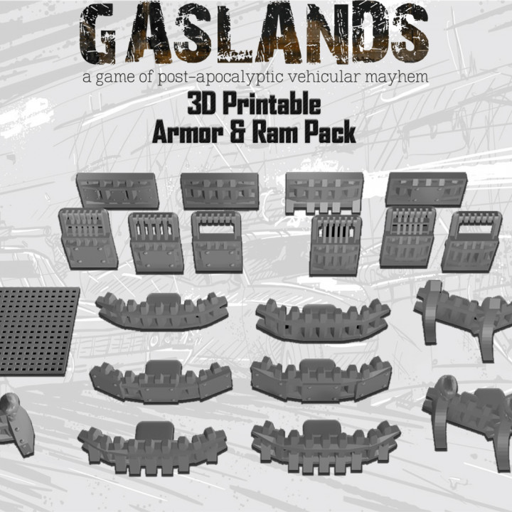 Gaslands Armor & Ram Pack image