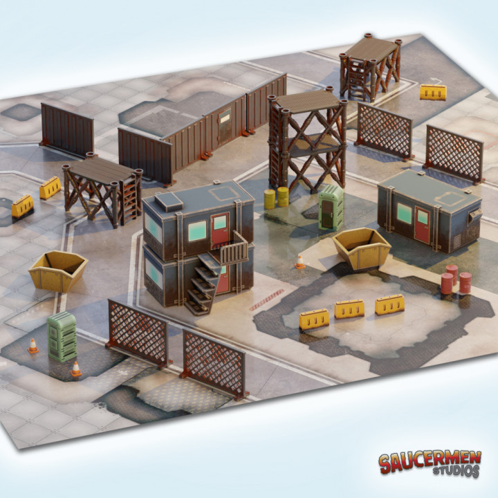 Modern Construction Site Terrain Pack