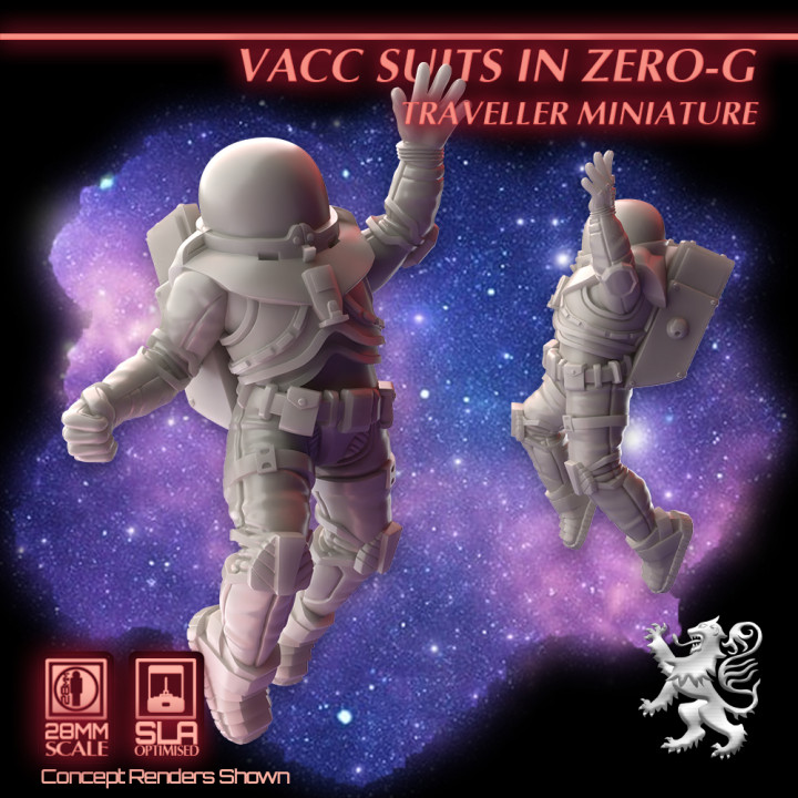 Vacc Suits in Zero-G