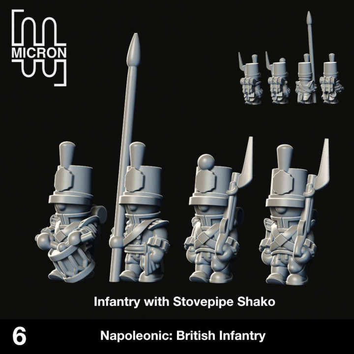 6mm Napoleonic: British Infantry image