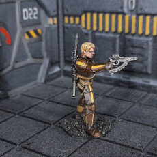 Picture of print of Mercenary Traveller Miniature