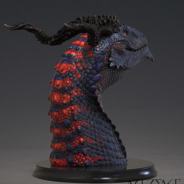 Ssathraz Dragon bust image