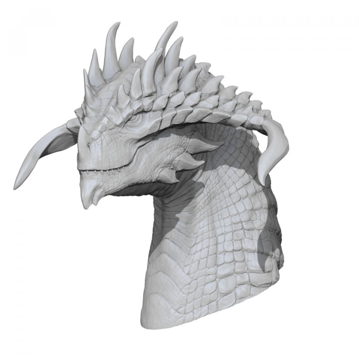 Thrannox Dragon bust image