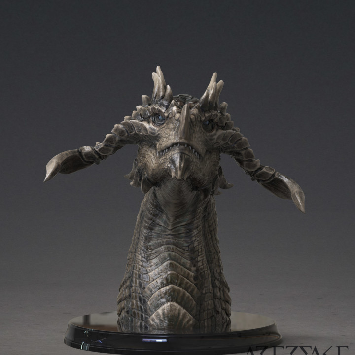 Thrannox Dragon bust image