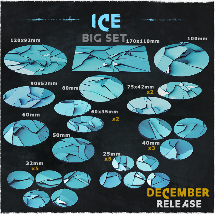 Ice-Bases & Toppers (Big Set)