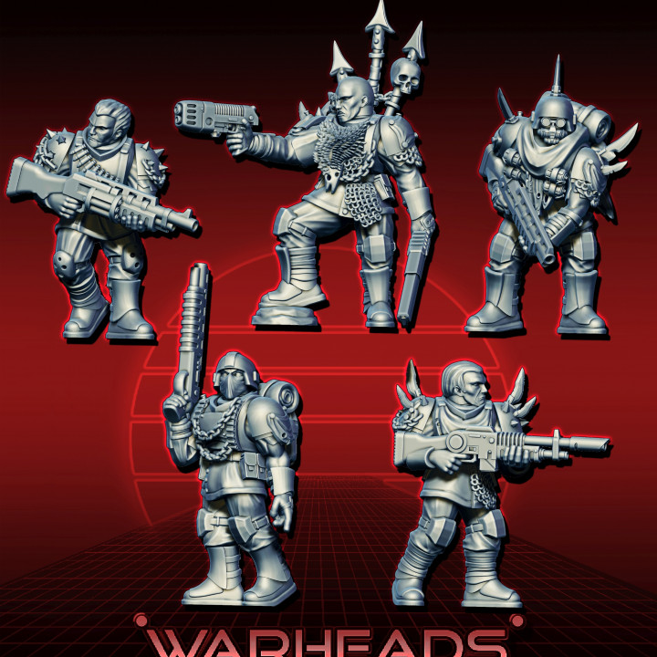 Disloyal Renegade Band! (5 models - 75 bits) - They are going to betray you! image