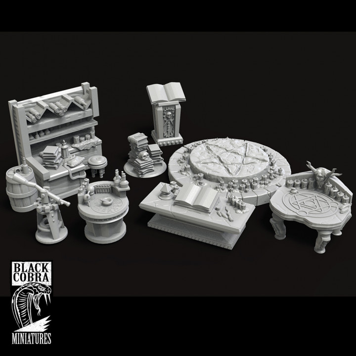 Wizard, sorcerer and astrologer Set for Dungeon Crawlers image