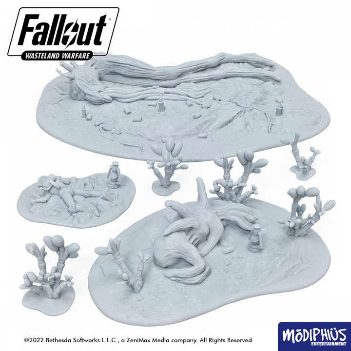 Fallout: Wasteland Warfare - Print at Home - The Deep STL image