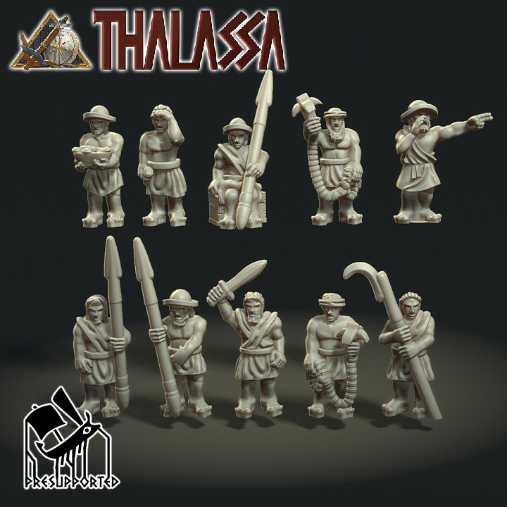 Thalassa: Oarsmen (Sailors) crew stands image