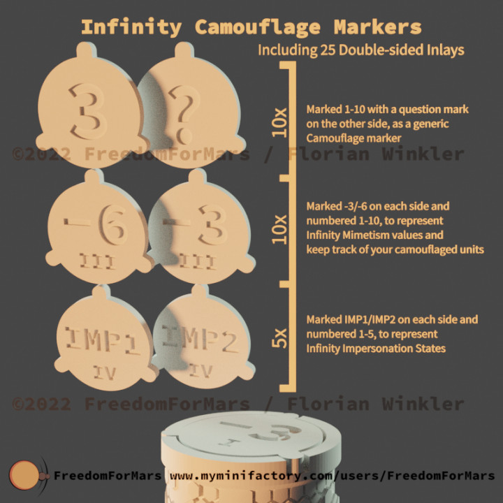 Infinity Camouflage Markers image