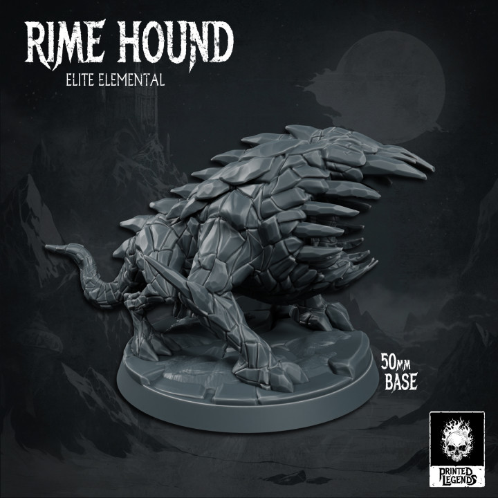 Rime Hounds x4 (40mm Bases) image