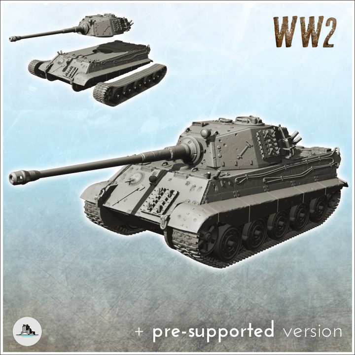 3D Printable German vehicles WW2 pack - Germany Eastern