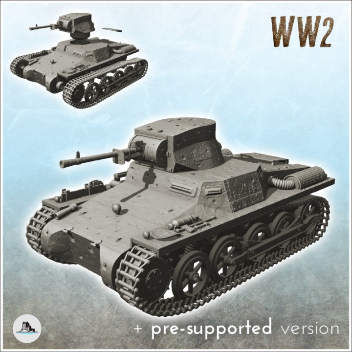 3D Printable German vehicles WW2 pack - Germany Eastern