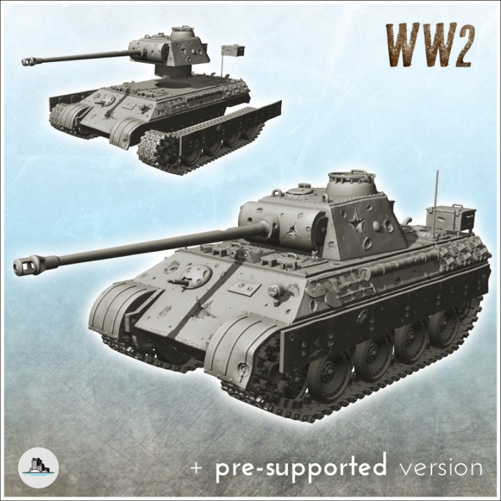 3D Printable German vehicles WW2 pack - Germany Eastern