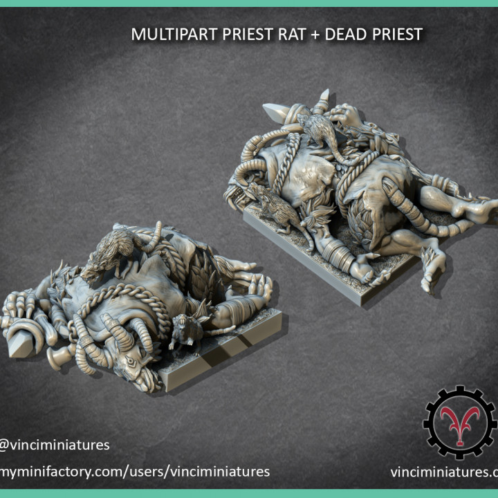 MULTIPART PRIEST RAT + DEAD PRIEST image