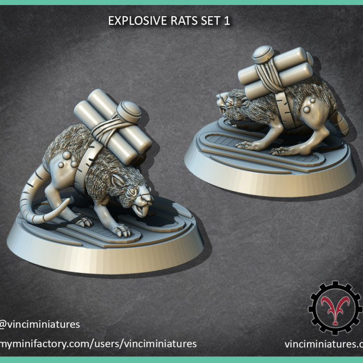 EXPLOSIVE RATS SET 1