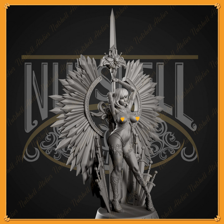 Nutshell Atelier - Sword Keeper (NSFW) Statue Version image