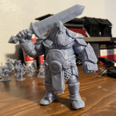 Picture of print of Fire Giant Swordsmen - Tabletop Miniature