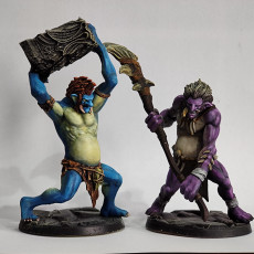 Picture of print of Mountain Trolls