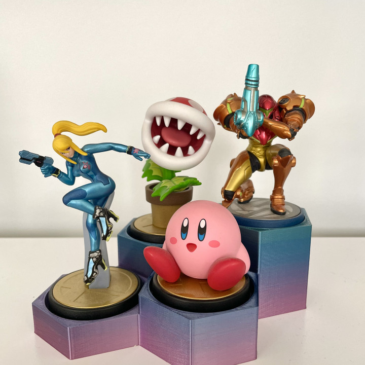 Amiibo Display Stand Modular