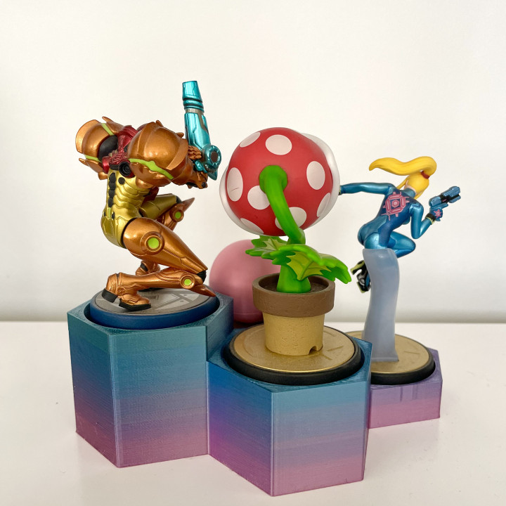3D Printable Amiibo Display Stand Modular by IK3D