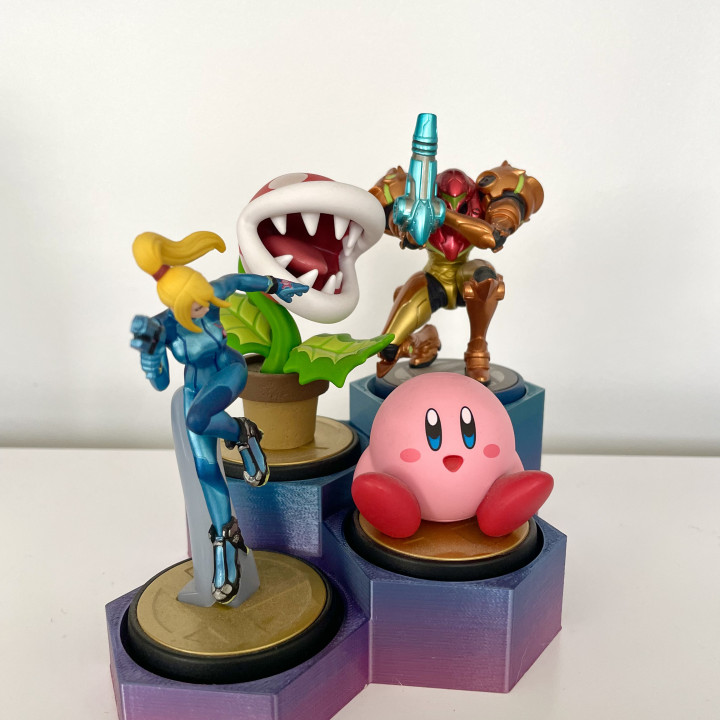 3D Printable Amiibo Display Stand Modular by IK3D