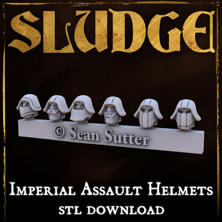 SLUDGE Imperial Shock Trooper Conversion Heads