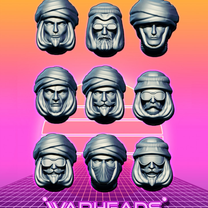 Turbans for everyone! Desert Warriors! - Sand combat specialists! [30 heads] image