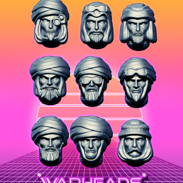 Turbans for everyone! Desert Warriors! - Sand combat specialists! [30 heads] image