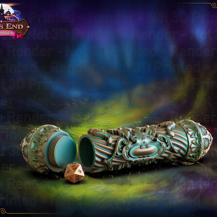 Parliament's Spell Scroll Dice Vault - SUPPORT FREE! image