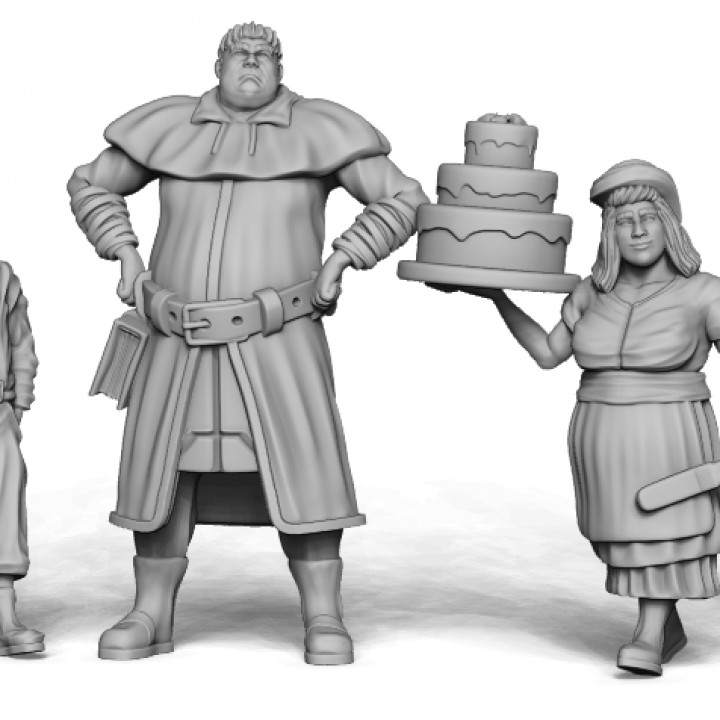 Townsfolk - Fantasy Tavern District Kickstarter image