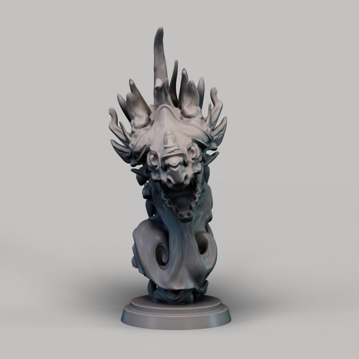 Death Dragon Bust Trophy