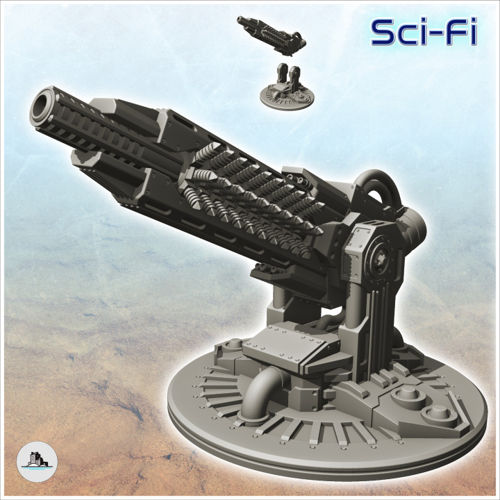 Sci-Fi sceneries pack No. 1 - Future Sci-Fi SF Infinity Terrain Tabletop Scifi