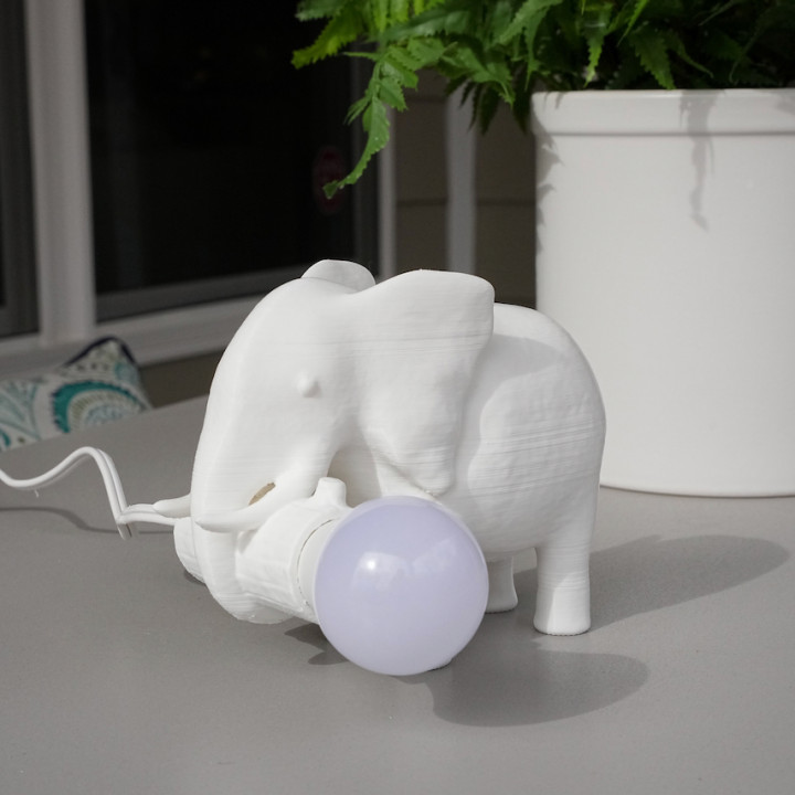 Elephant lamp