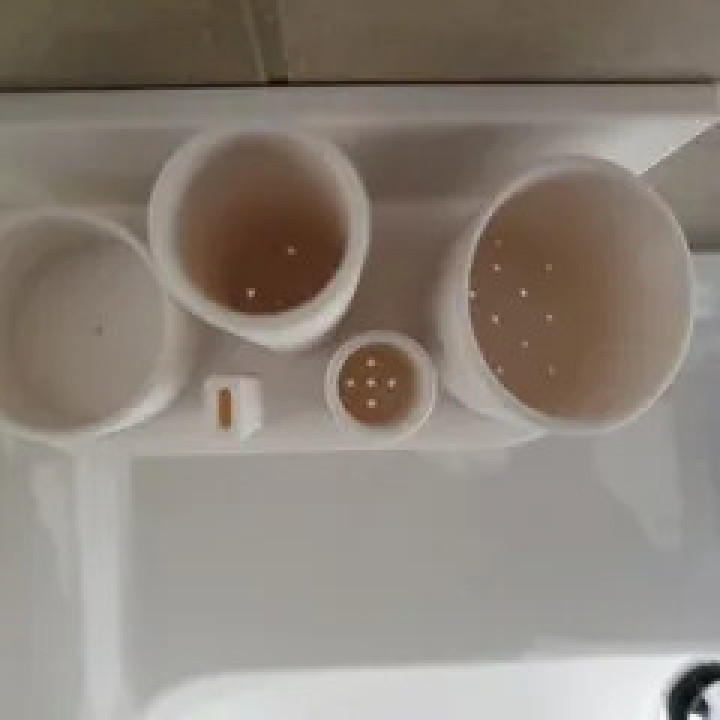 Bathroom Toothbrush Organizer and Tablet holder