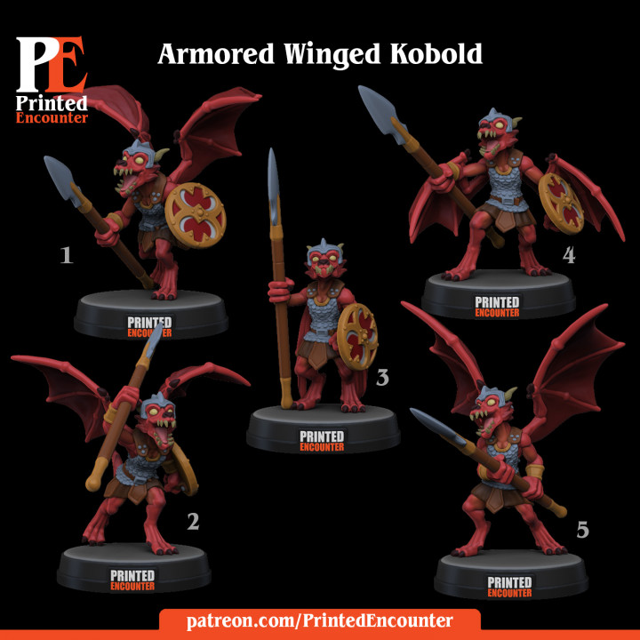 Armored Winged Kobold Set