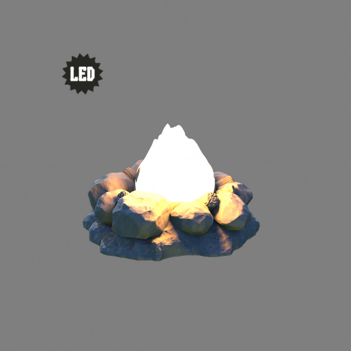 LED campfire