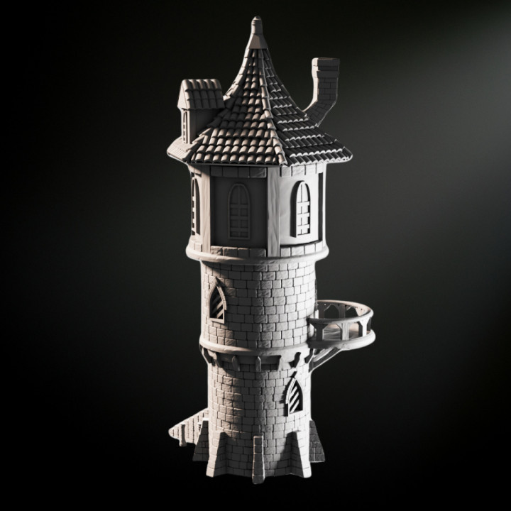 Medieval Fantasy Wizard Tower image