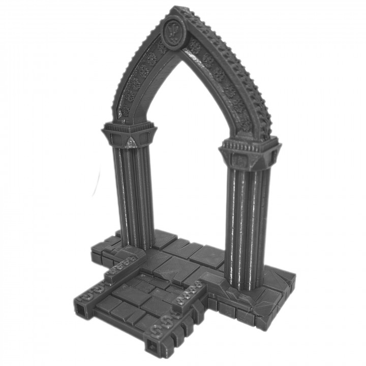 Arched Portal and Feywilds Portal Tabletop Terrain Set image